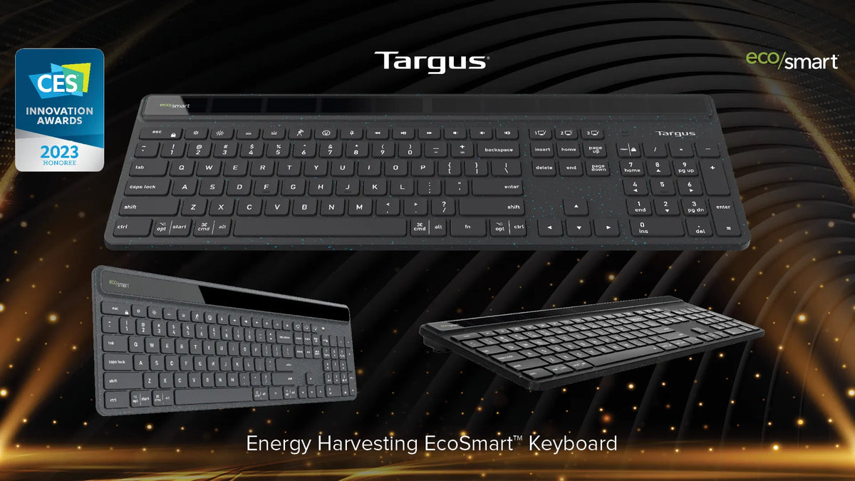 TARGUS NAMED AS 2023 CES INNOVATION AWARDS HONOREE FOR NEW ENERGY HARVESTING ECOSMART KEYBOARD