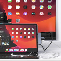 Hyper USB Hubs HyperDrive 4-in-1 USB-C Hub for iPad Pro/Air - Grey